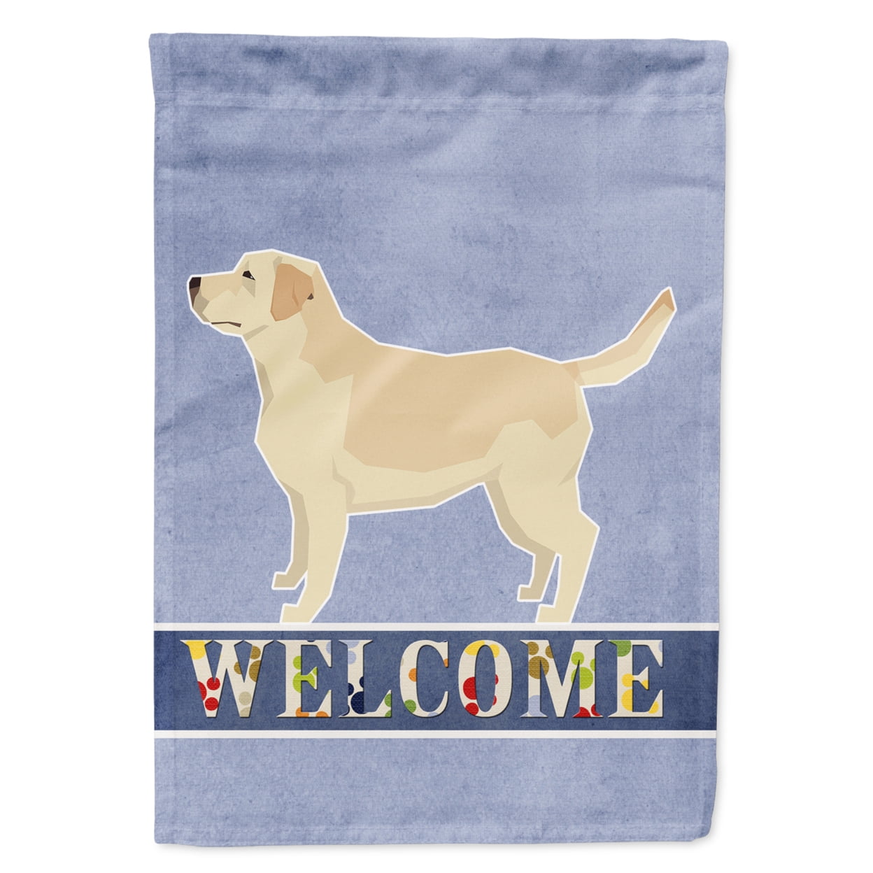 Labrador Retriever Welcome Flag Canvas House Size