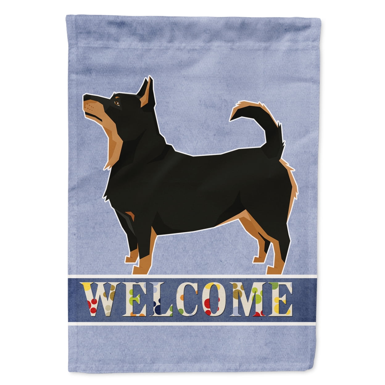 Lancashire Terrier Welcome Flag Canvas House Size