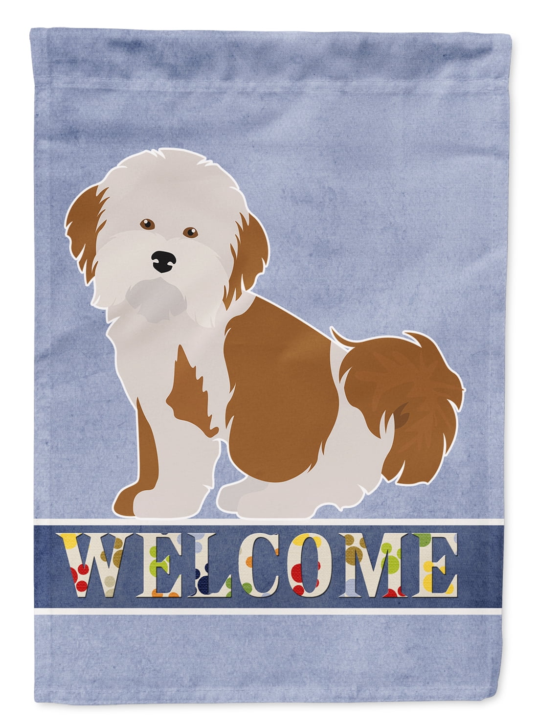 CK3650CHF Havanese Welcome Flag Canvas House Size