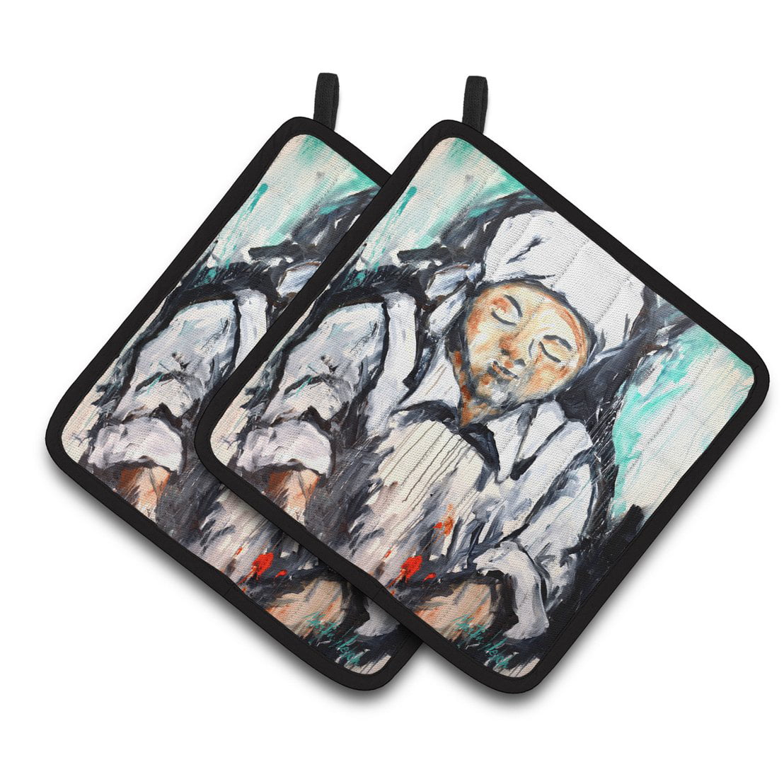 Picture of Carolines Treasures MW1337PTHD Melted Heart Pair of Pot Holders