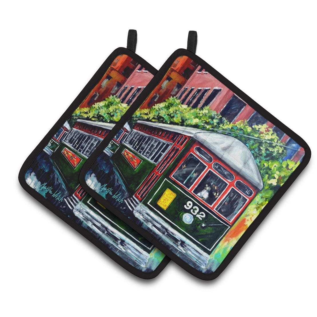 MW1351PTHD Streetcar St. Charles No.2 Pair of Pot Holders
