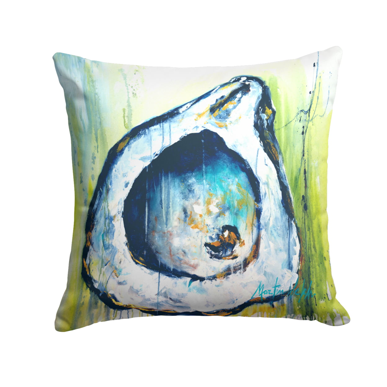 Blue Rock Oyster Fabric Decorative Pillow