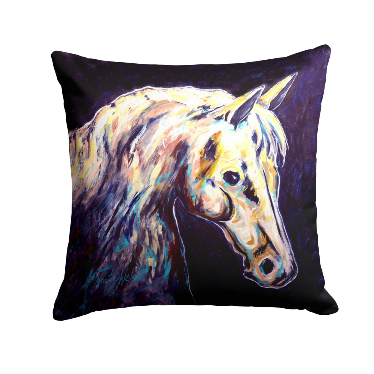 Knight Horse Fabric Decorative Pillow