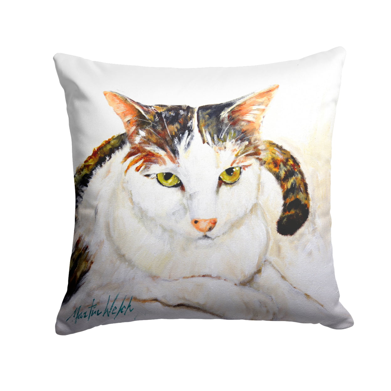 Lanie Cat Fabric Decorative Pillow