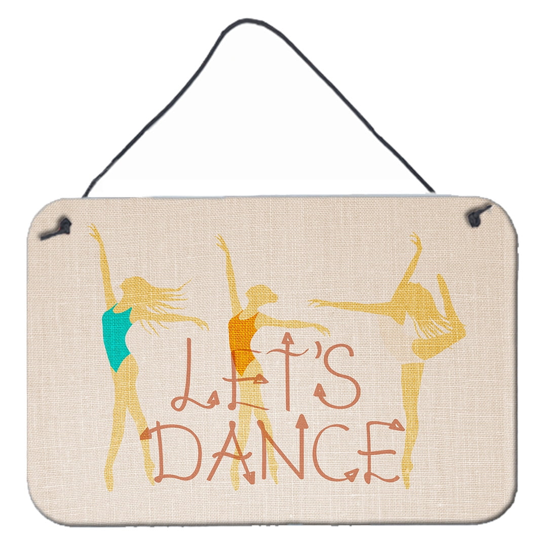 Lets Dance Linen Light Wall or Door Hanging Prints