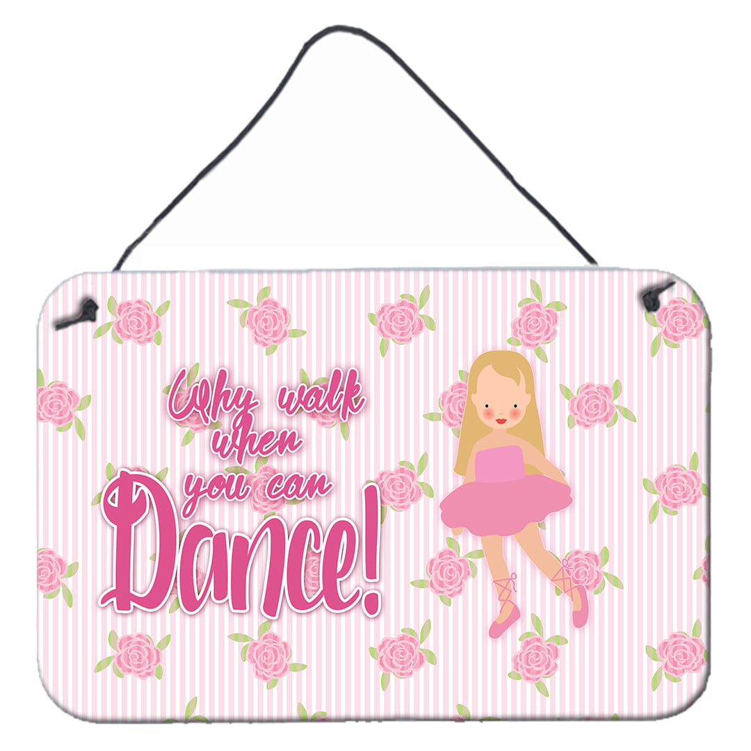 Ballet Long Blonde Hair Wall or Door Hanging Prints