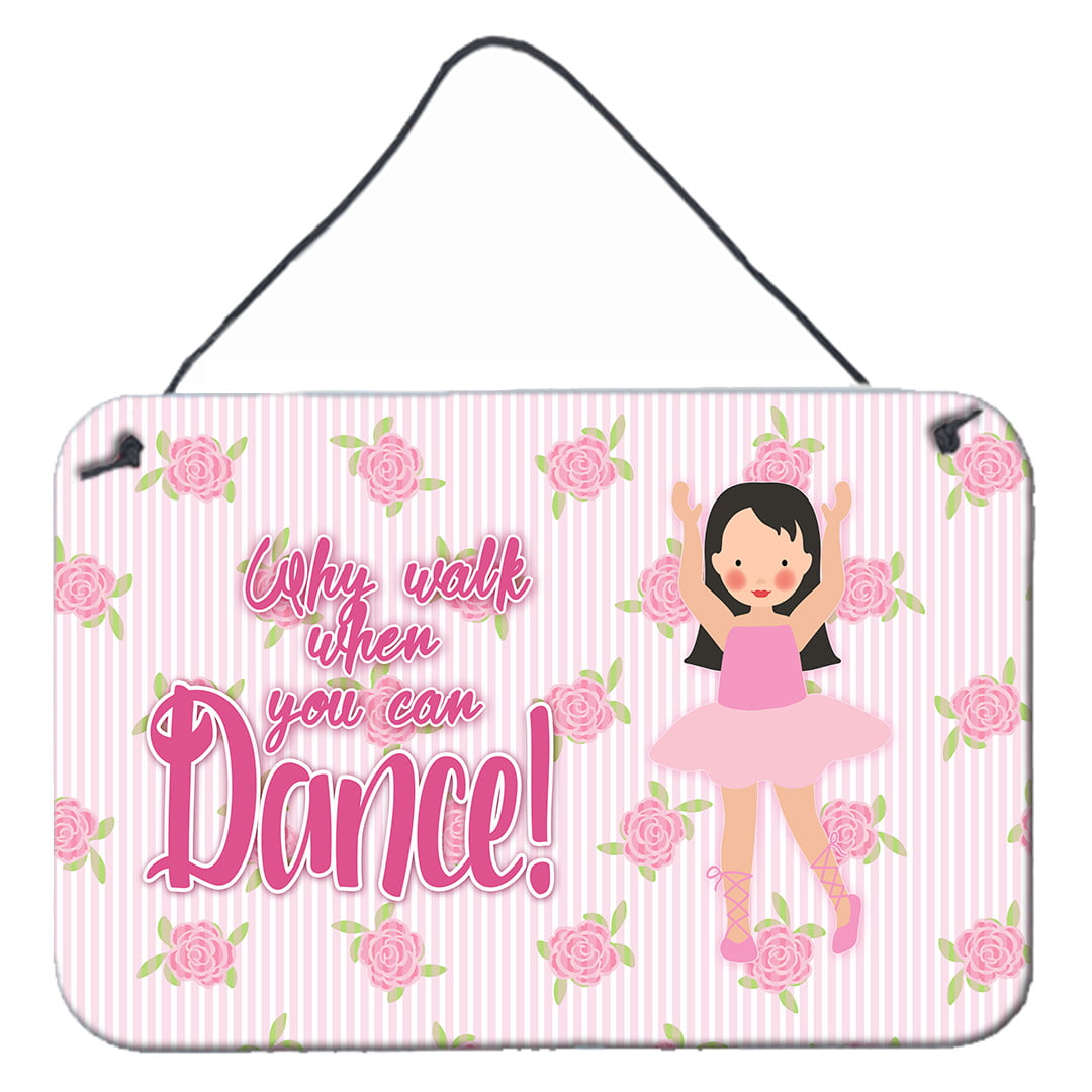 Ballet Long Dark Hair Wall or Door Hanging Prints
