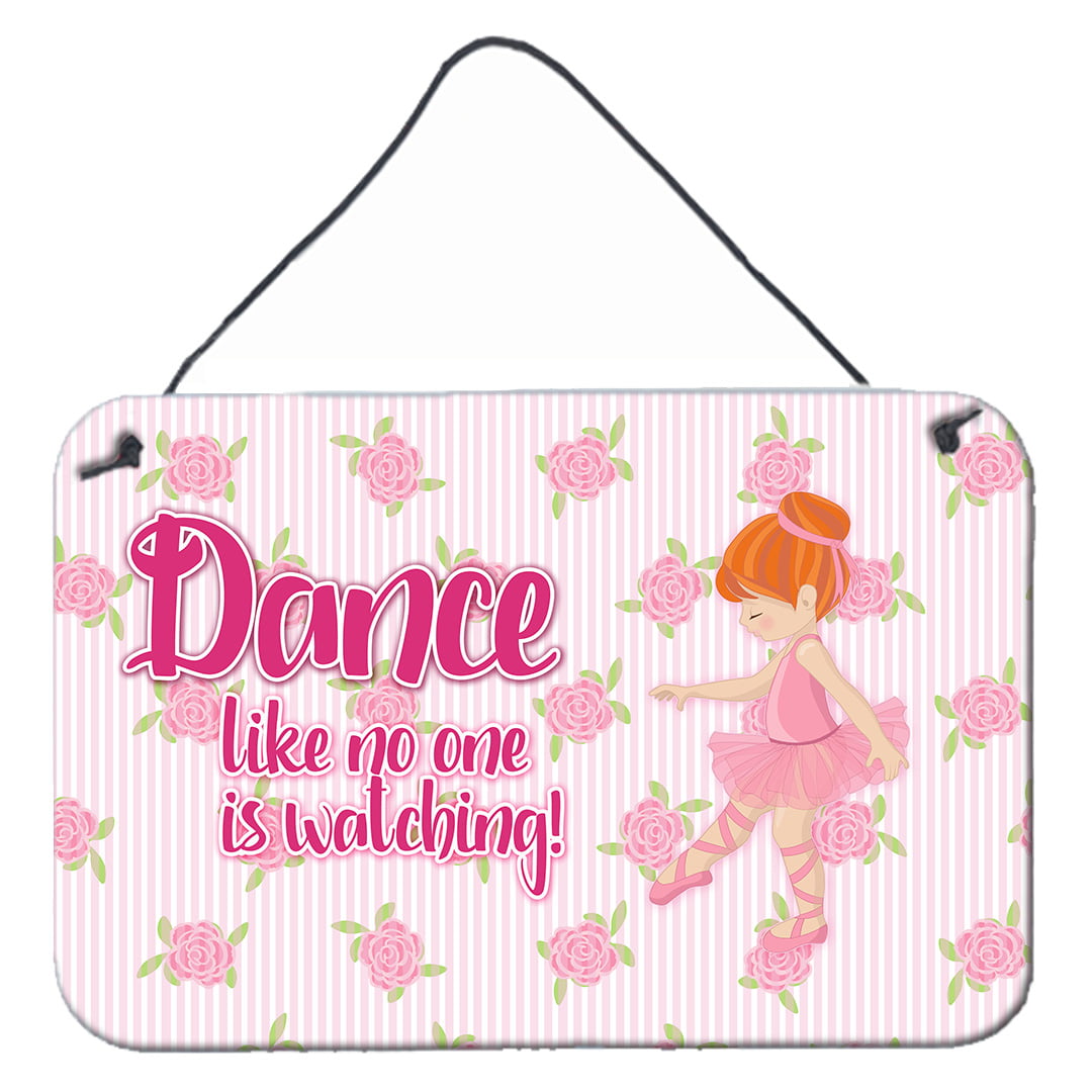 Ballet Dance Red Hair Wall or Door Hanging Prints