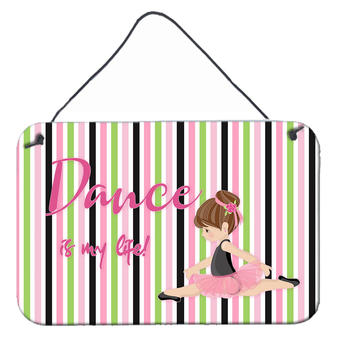 Ballet Dance is My Life Brunette Wall or Door Hanging Prints