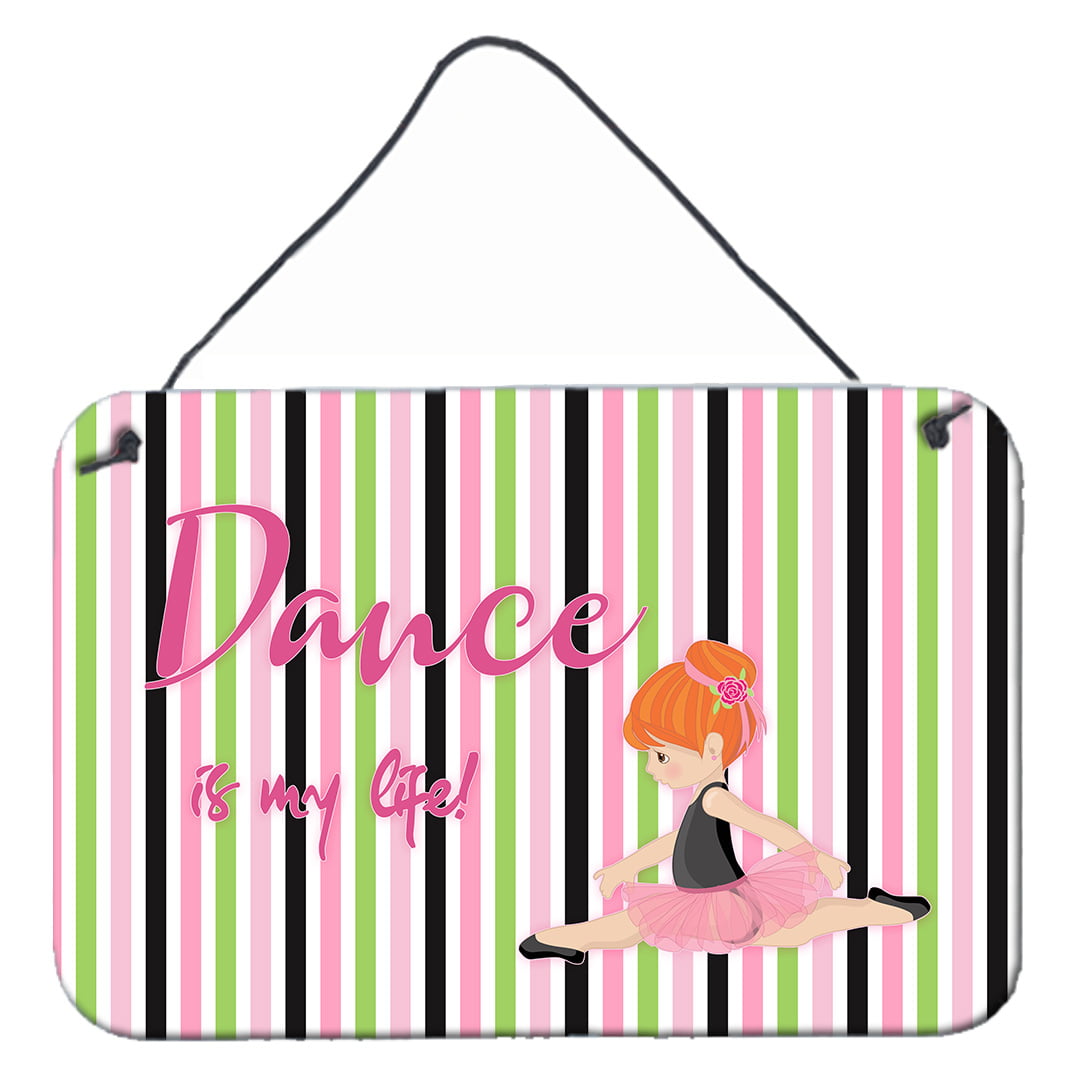 Ballet Dance is My Life Red Wall or Door Hanging Prints