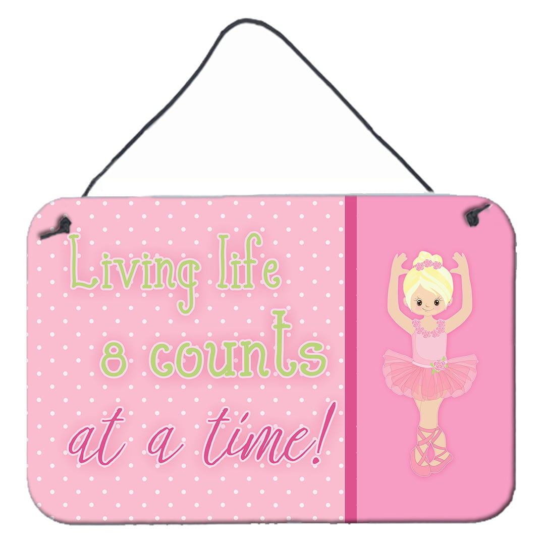 Ballet in 8 Counts Blonde Wall or Door Hanging Prints
