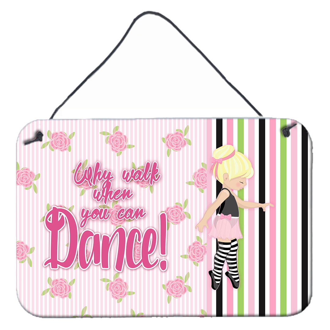 Ballet Dance Stripes Blonde Wall or Door Hanging Prints