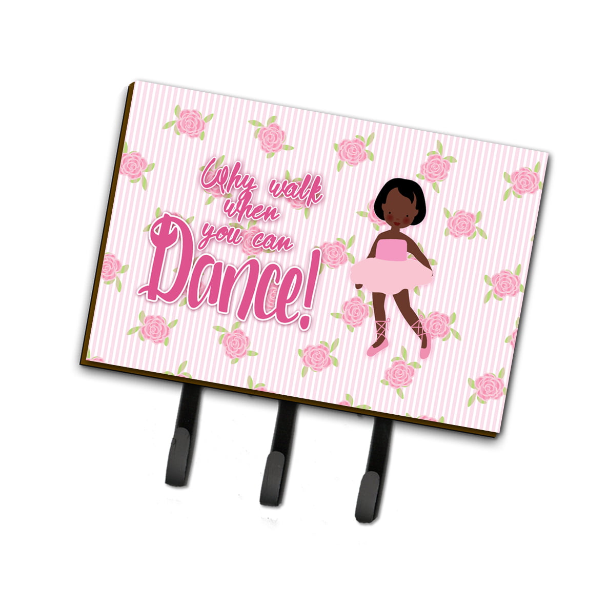 Ballet African American Short Hair Leash or Key Holder