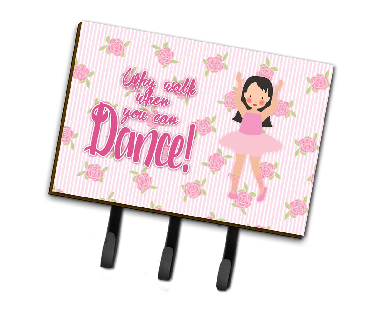 BB5388TH68 Ballet Long Dark Hair Leash or Key Holder
