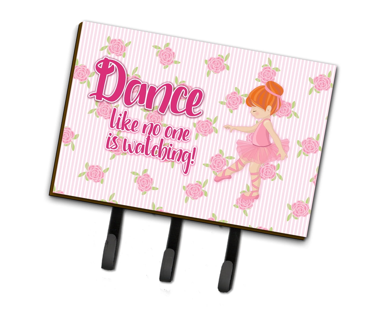 BB5392TH68 Ballet Dance Red Hair Leash or Key Holder