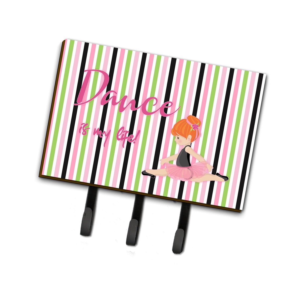 BB5394TH68 Ballet Dance is My Life Red Leash or Key Holder
