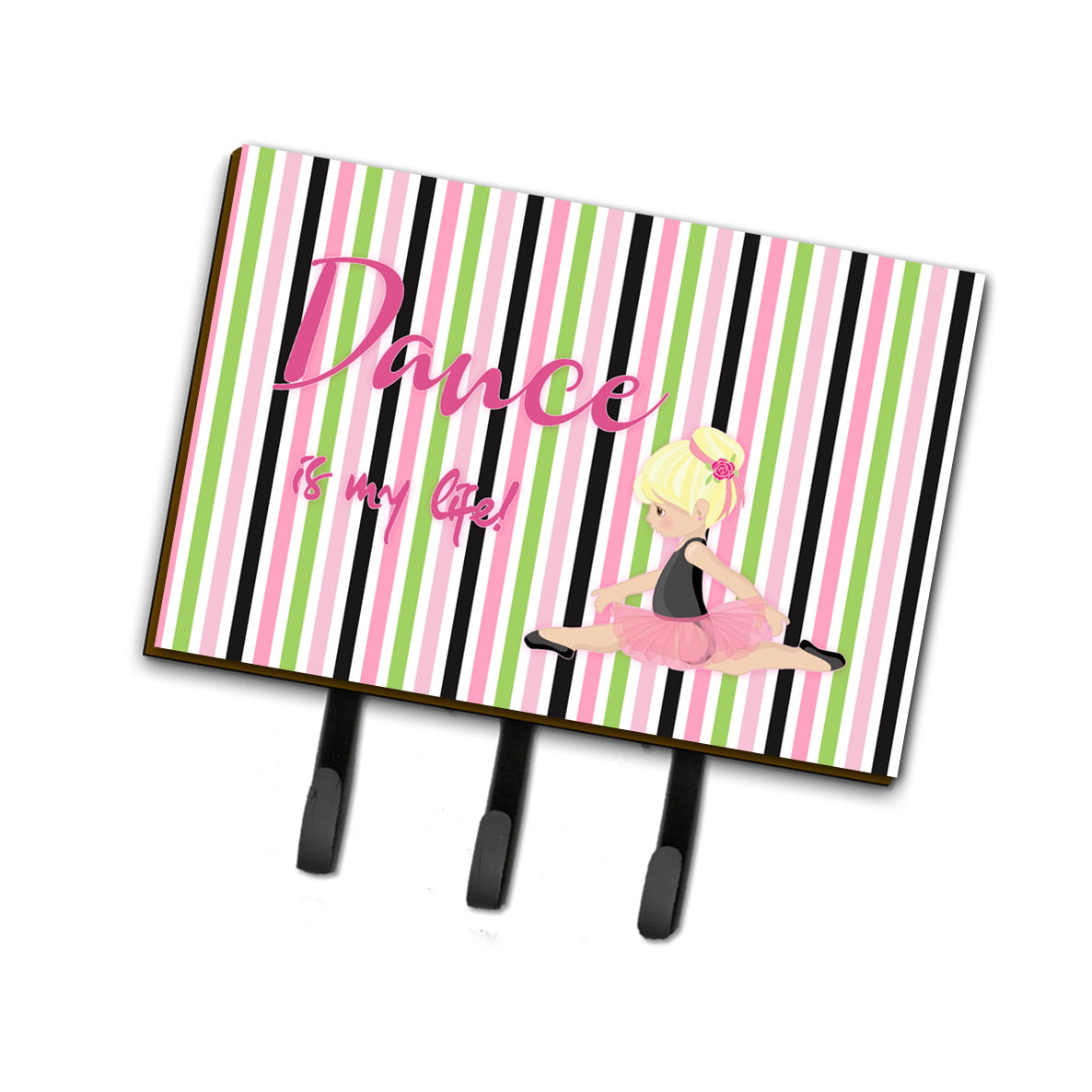 BB5395TH68 Ballet Dance is My Life Blonde Leash or Key Holder