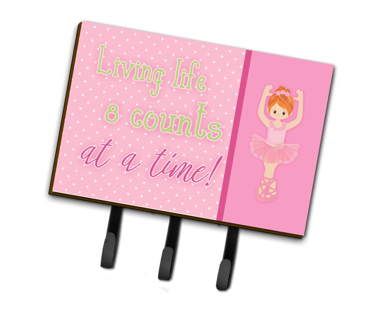 BB5398TH68 Ballet in 8 Counts Red Hair Leash or Key Holder