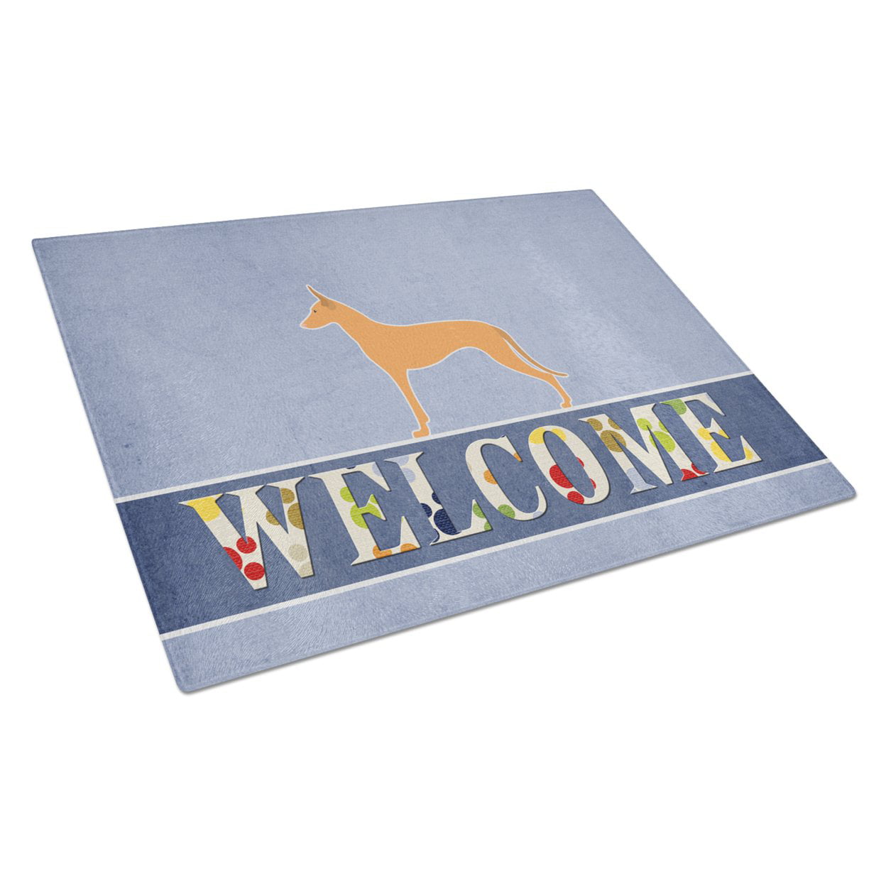 Pharaoh Hound Welcome Glass Cutting Board - Large