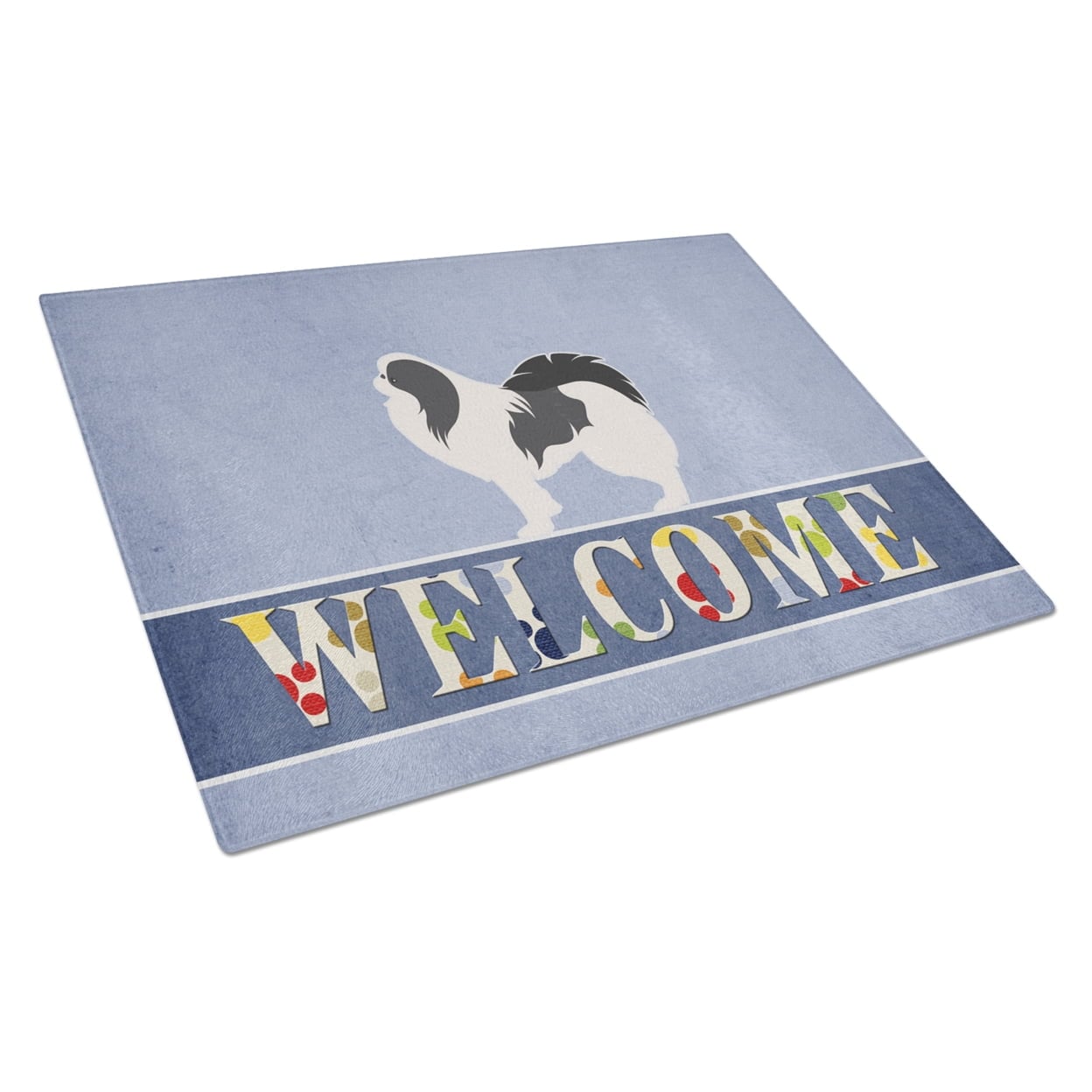 Japanese Chin Welcome Glass Cutting Board - Large