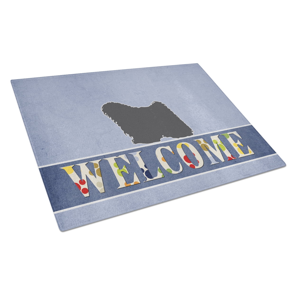 Puli Welcome Glass Cutting Board - Large
