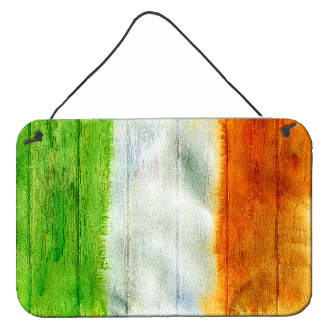 Irish Flag on Wood Wall or Door Hanging Prints