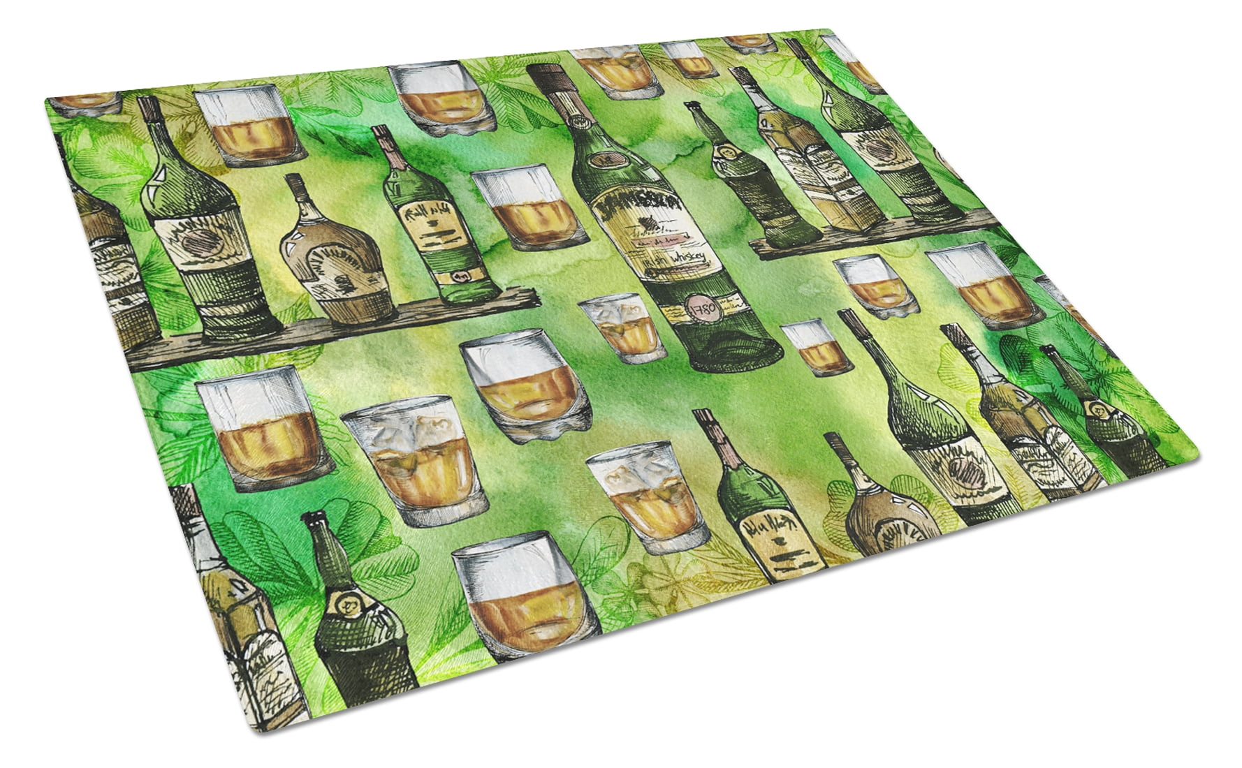 Irish Whiskey Glass Cutting Board - Large