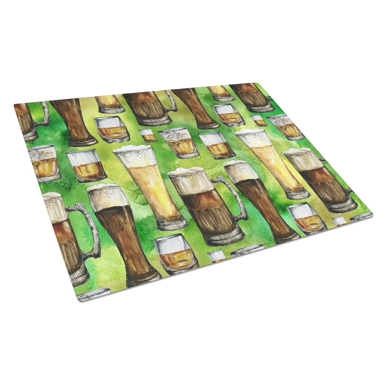 Irish Beers Glass Cutting Board - Large