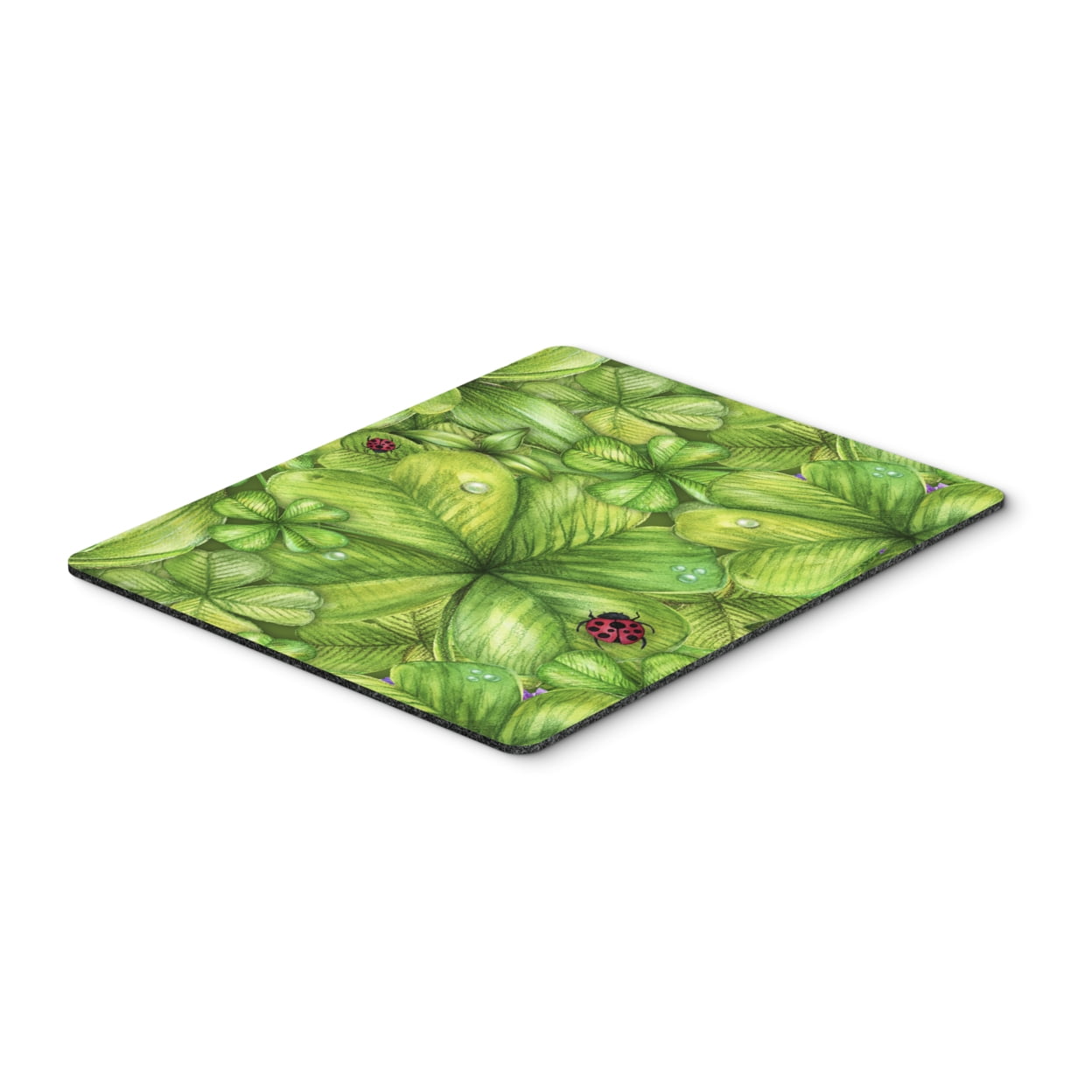Shamrocks & Lady Bugs Mouse Pad, Hot Pad or Trivet