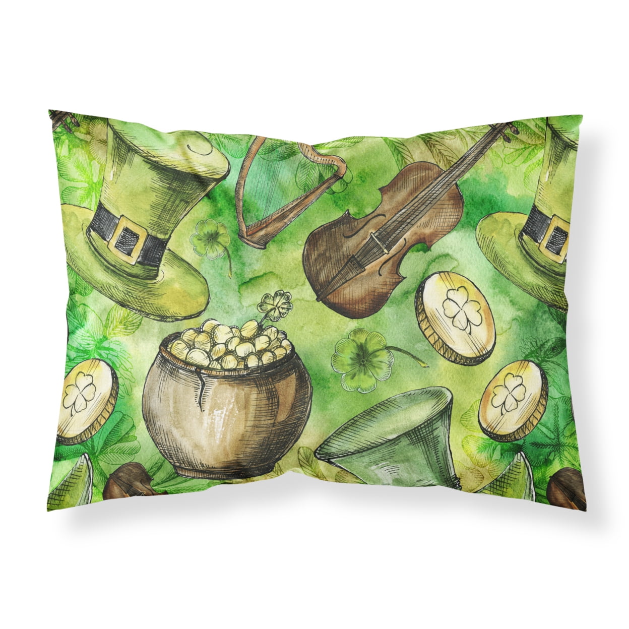 Luck of the Irish Fabric Standard Pillowcase