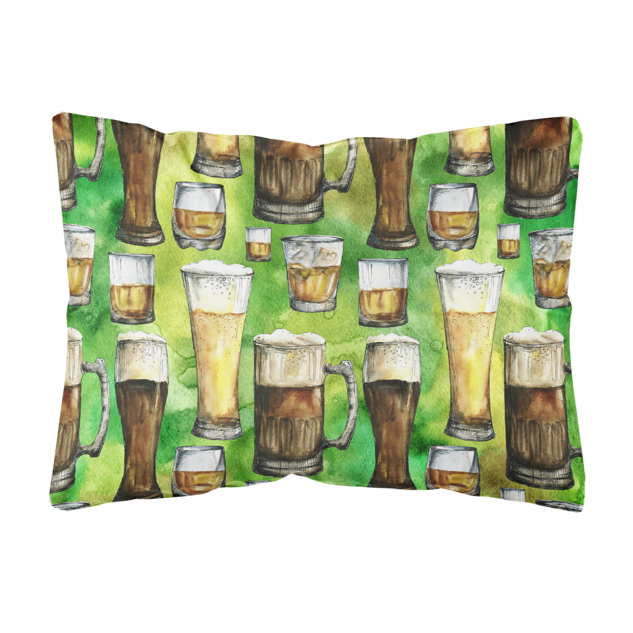 Irish Beers Canvas Fabric Decorative Pillow