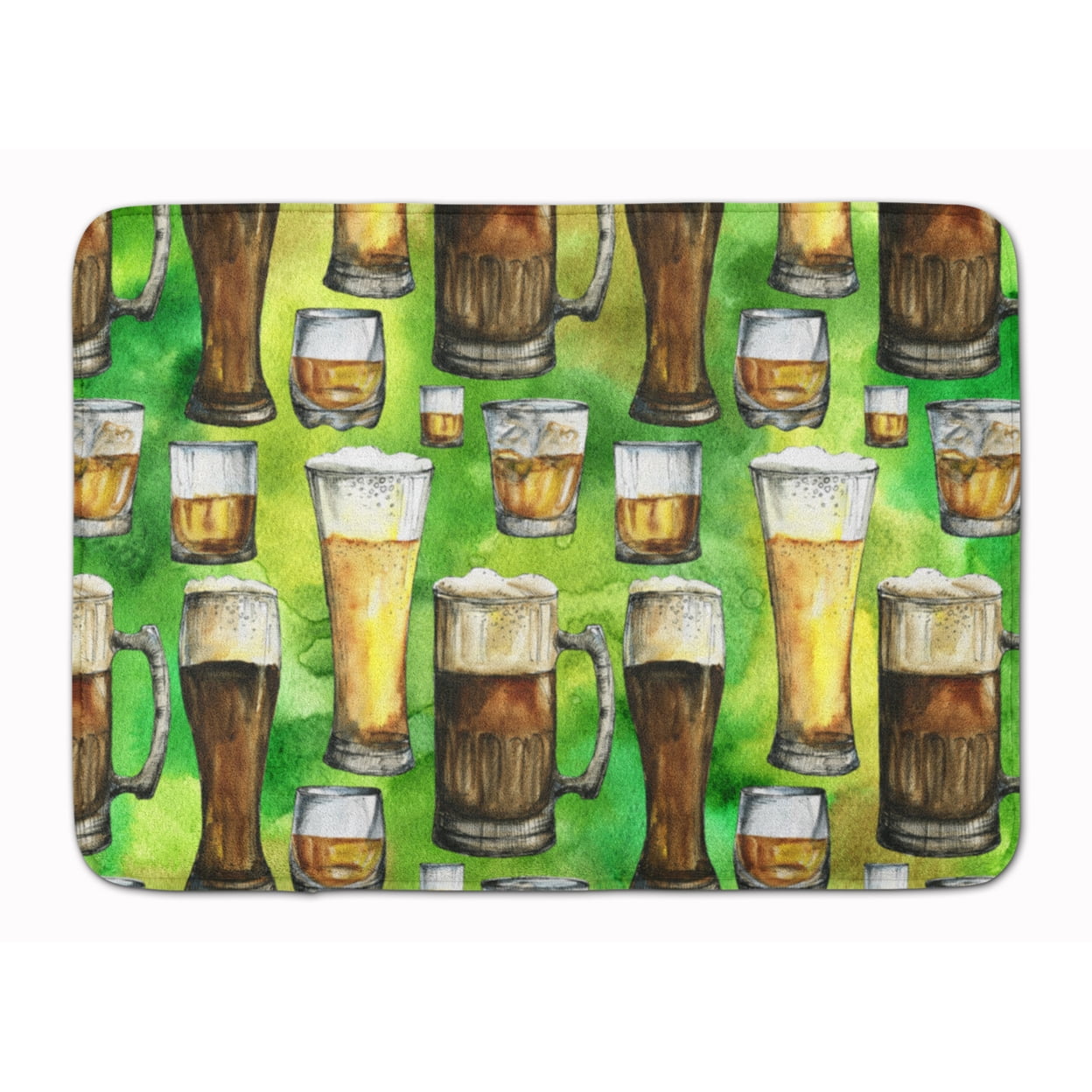 BB5758RUG Irish Beers Machine Washable Memory Foam Mat