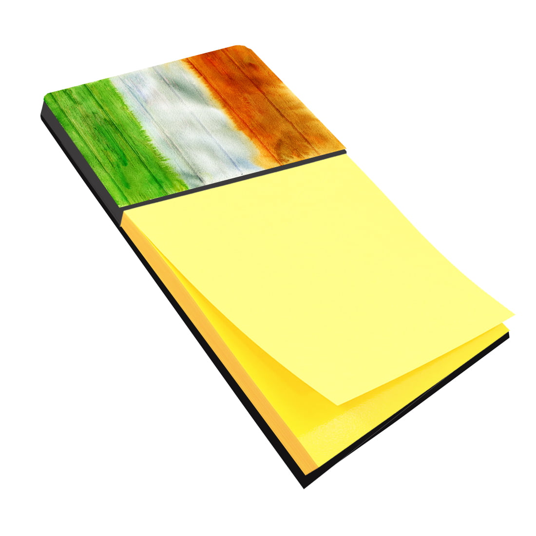 BB5753SN Irish Flag on Wood Sticky Note Holder