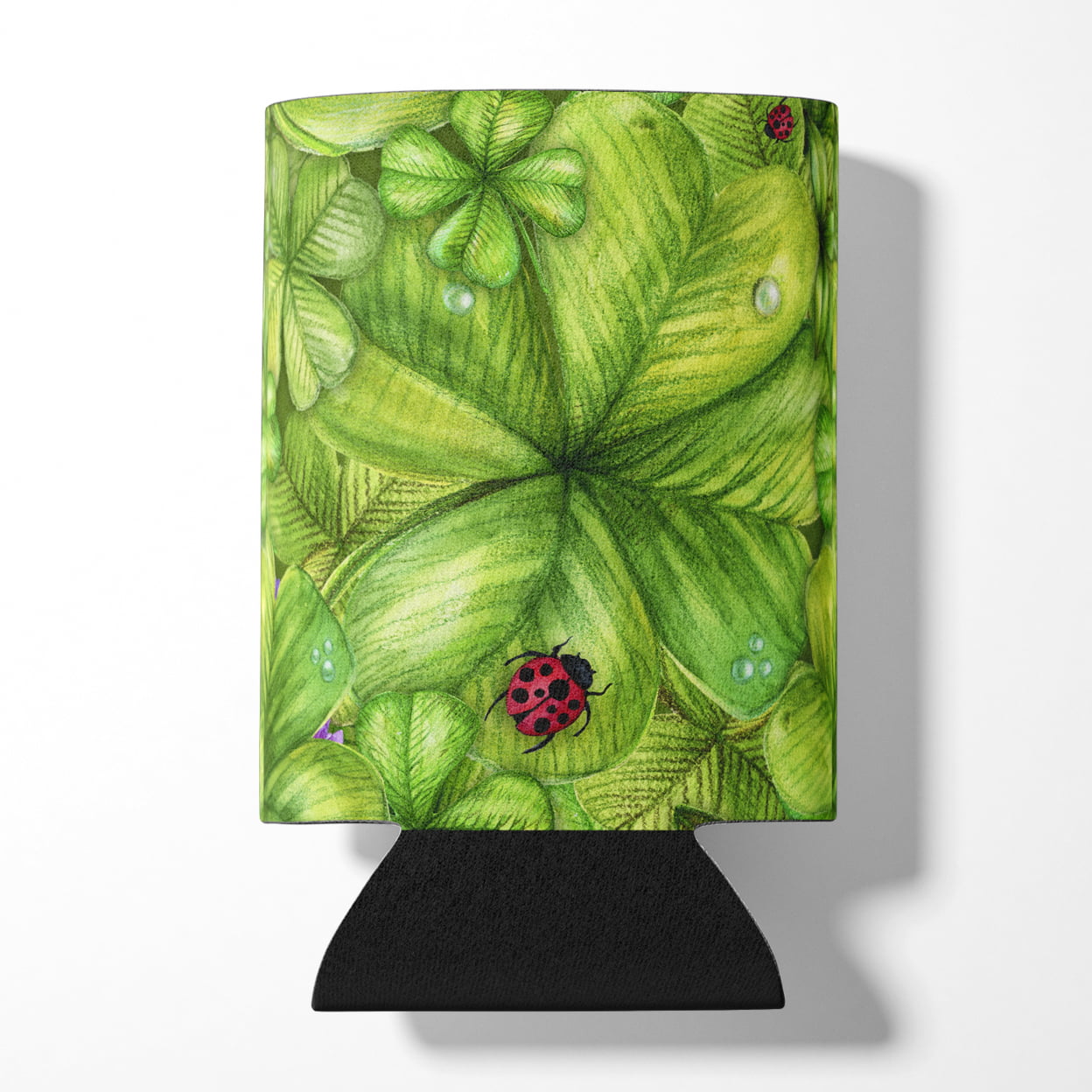 Shamrocks & Lady bugs Can or Bottle Hugger