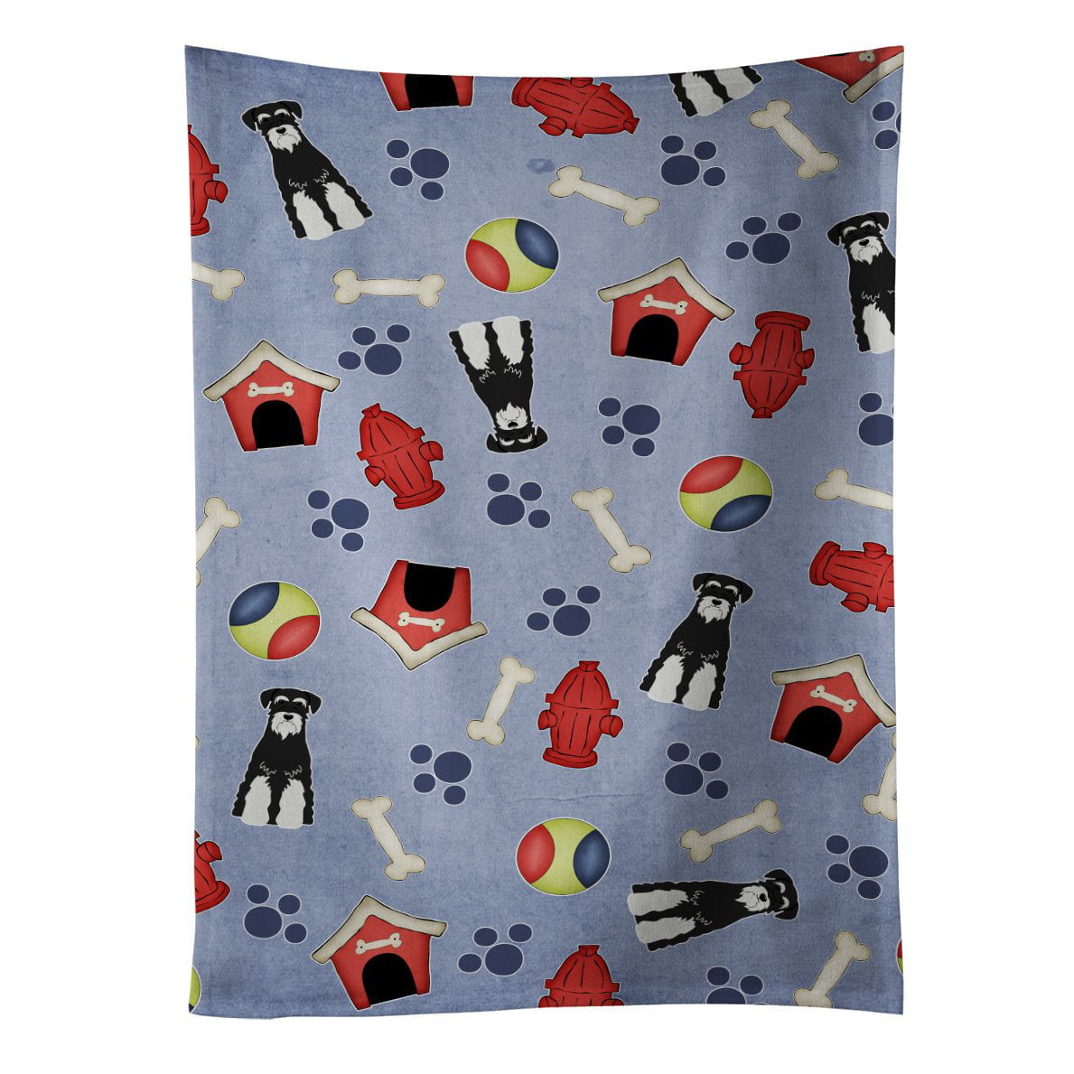 Dog House Collection Standard Schnauzer Salt & Pepper Kitchen Towel