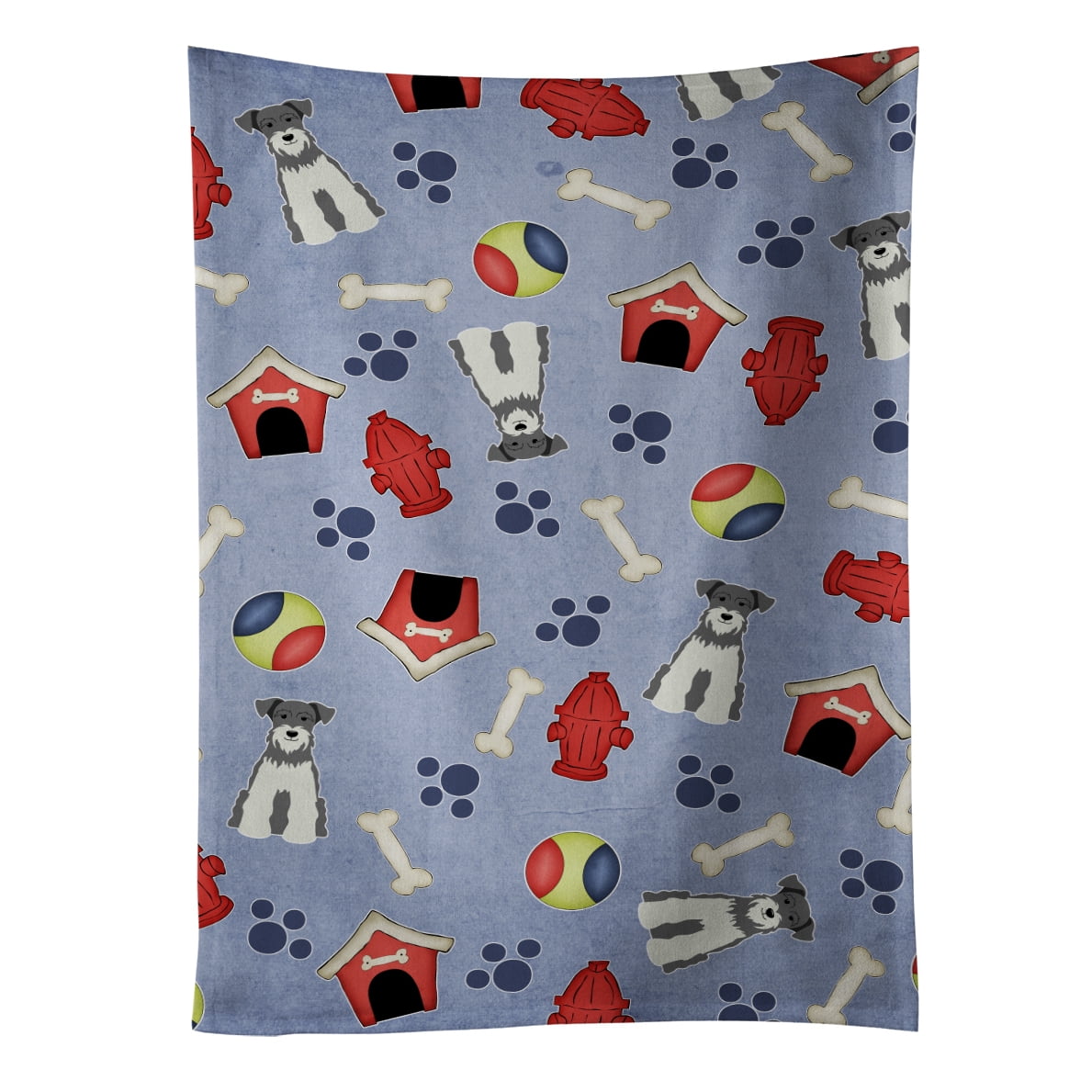 Dog House Collection Miniature Schanuzer Salt & Pepper Kitchen Towel