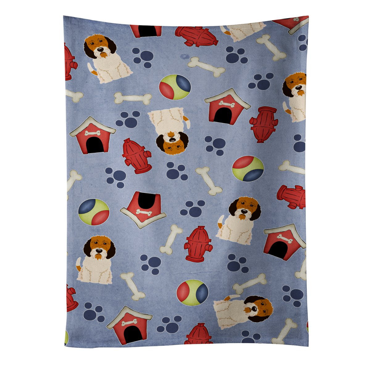 Picture of Carolines Treasures BB2692KTWL Dog House Collection Petit Basset Griffon Veenden Kitchen Towel