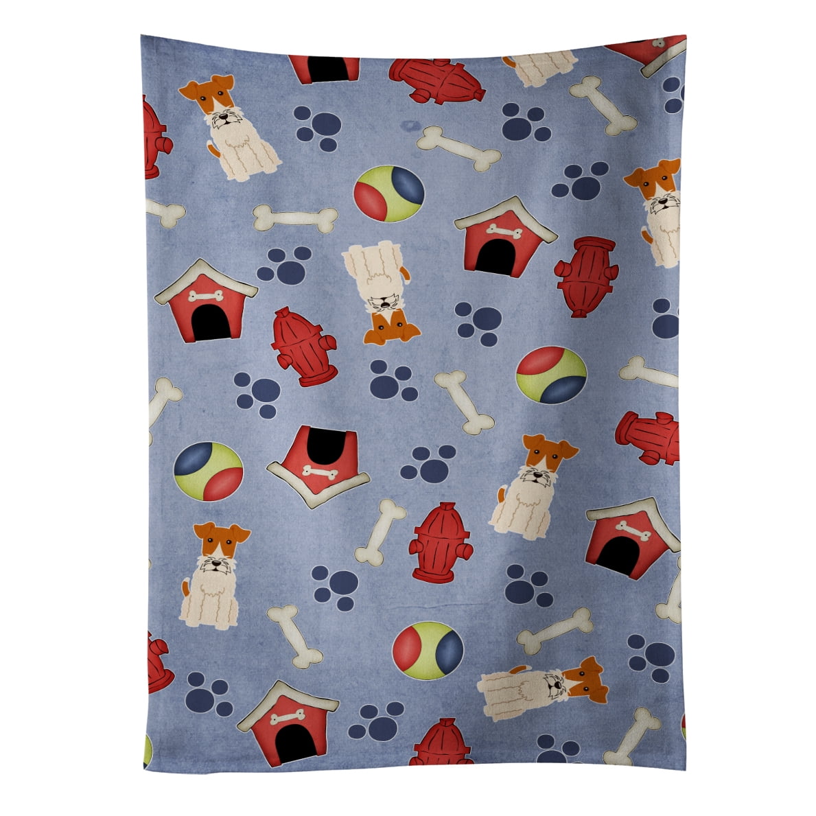 Picture of Carolines Treasures BB2714KTWL Dog House Collection Wire Fox Terrier Kitchen Towel