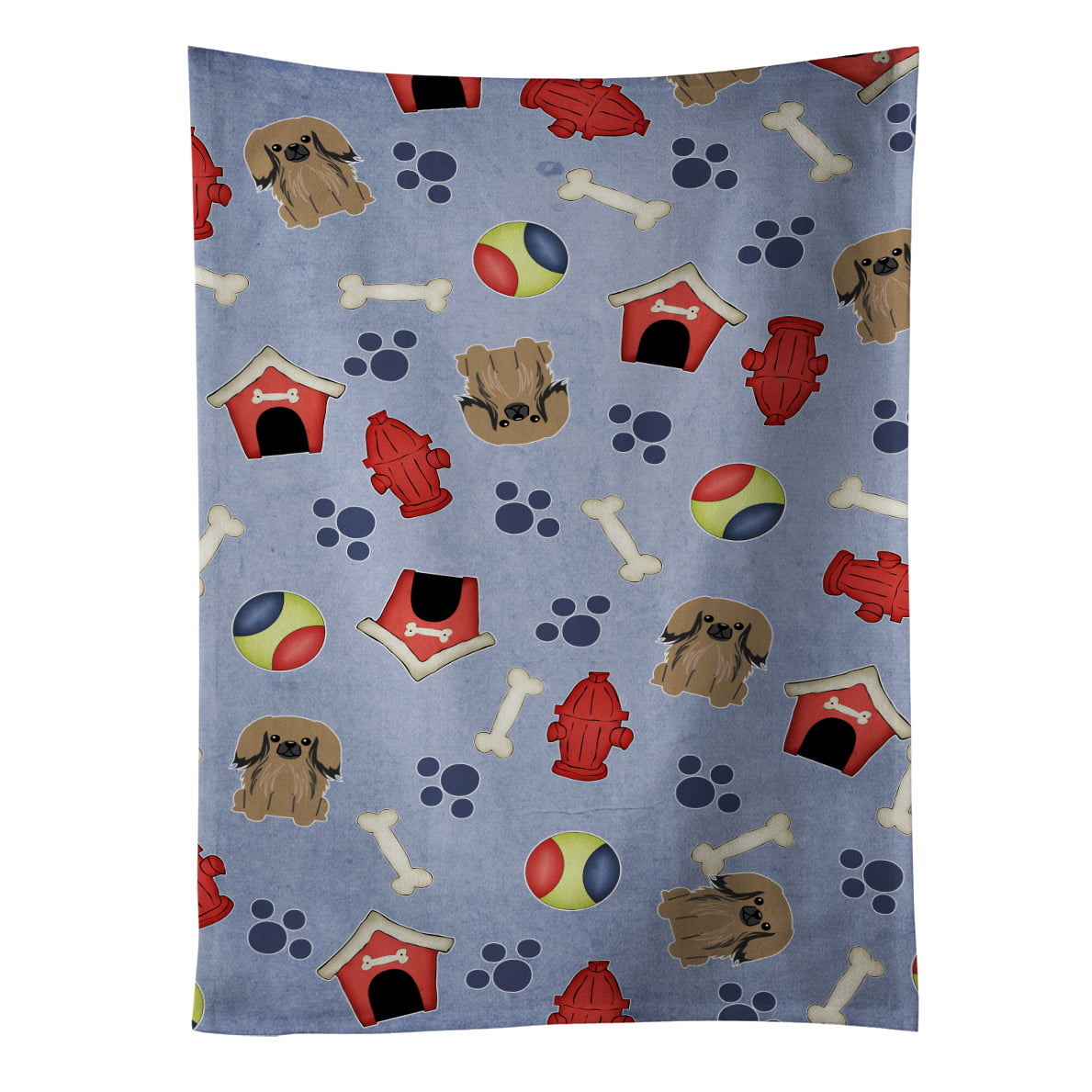 Picture of Carolines Treasures BB2715KTWL Dog House Collection Pekingnese Tan Kitchen Towel