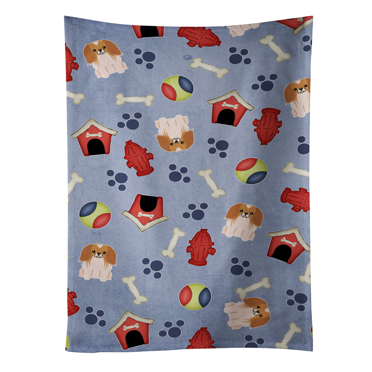 Picture of Carolines Treasures BB2716KTWL Dog House Collection Pekingnese Red White Kitchen Towel