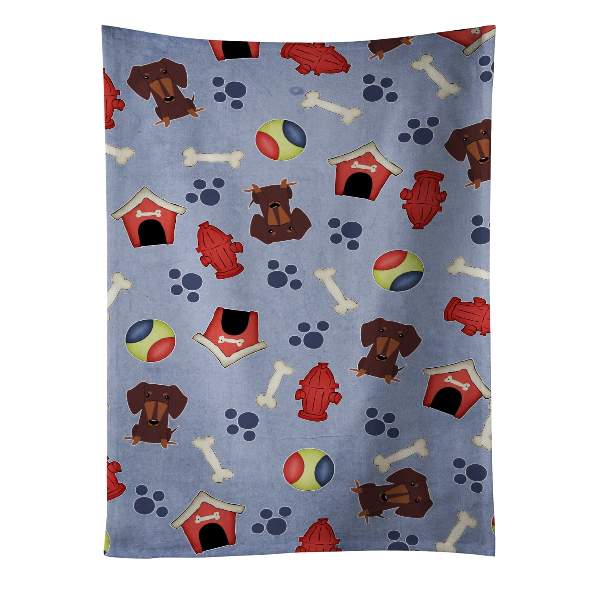 Picture of Carolines Treasures BB2744KTWL Dog House Collection Dachshund Chocolate Kitchen Towel