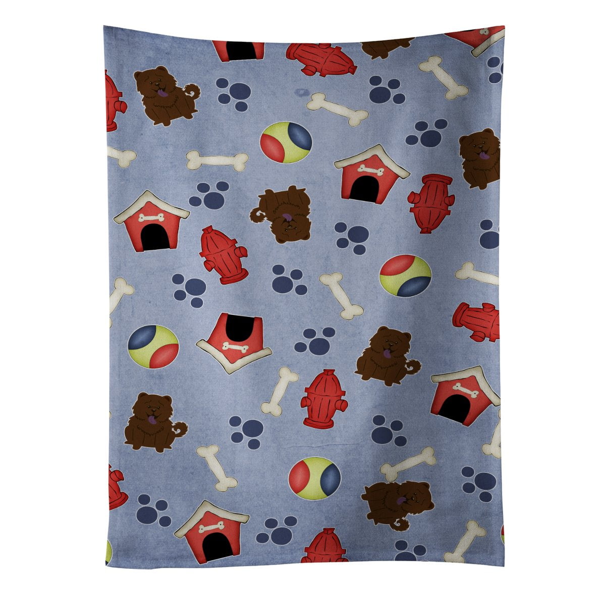 Picture of Carolines Treasures BB2754KTWL Dog House CollectionChow Chow Chocolate Kitchen Towel
