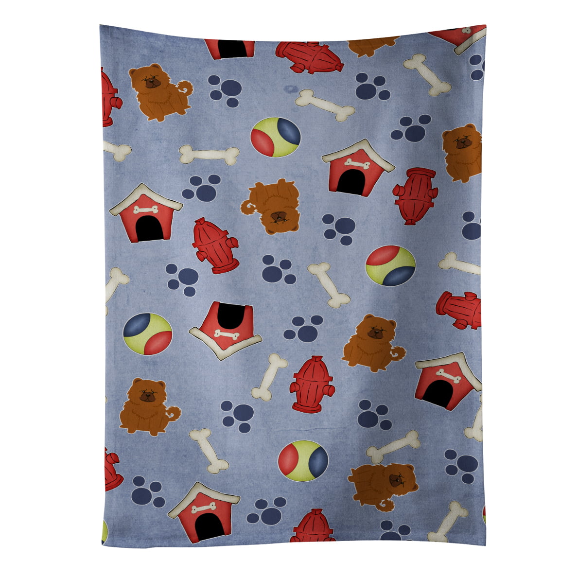Picture of Carolines Treasures BB2755KTWL Dog House Collection Chow Chow Red Kitchen Towel