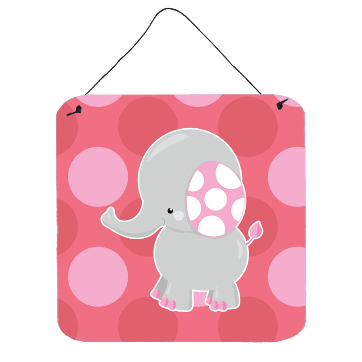 Elephant Big Polkadots Wall or Door Hanging Prints