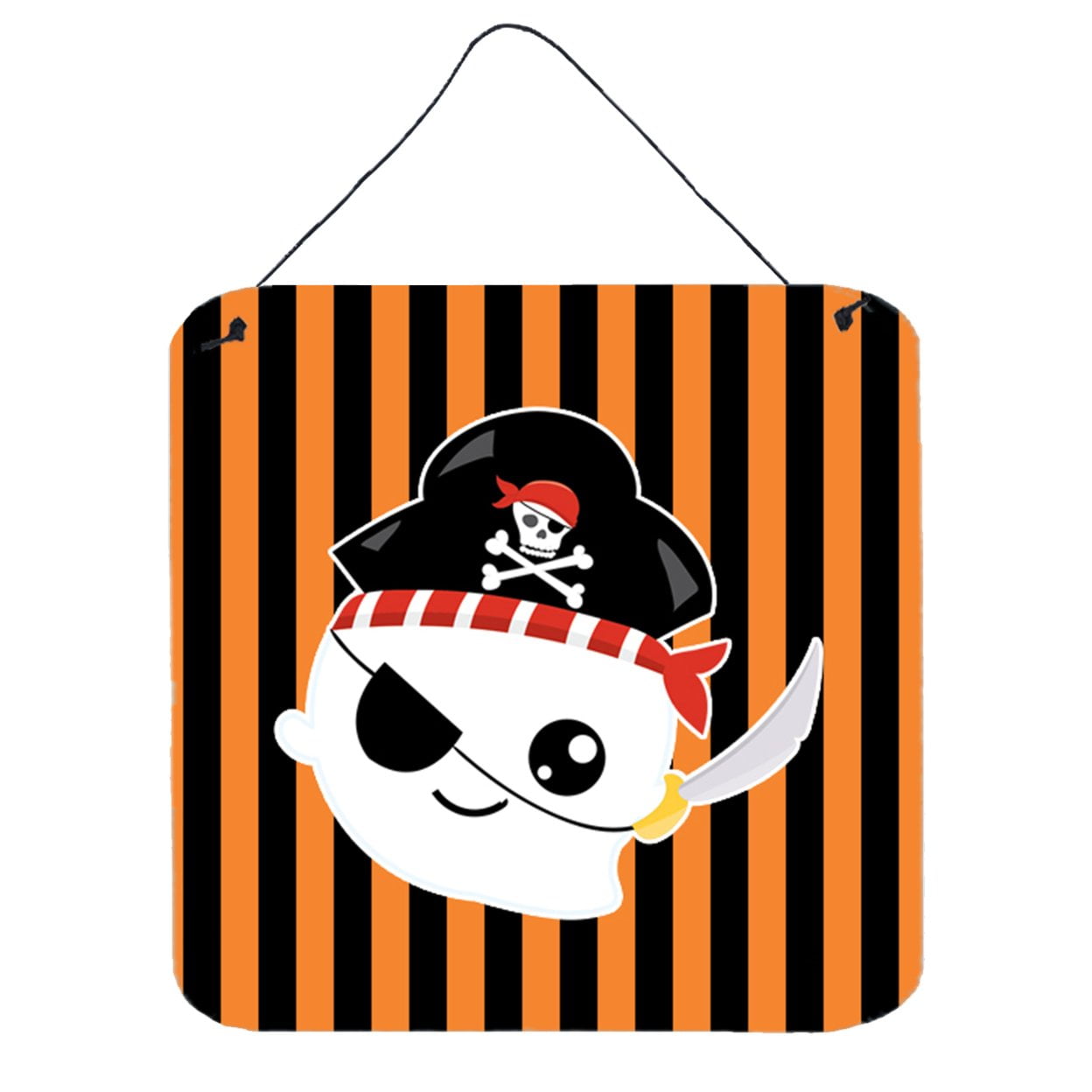 Halloween Ghost Pirate Wall or Door Hanging Prints