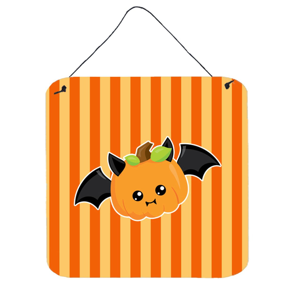 Halloween Pumpkin Bat Wall or Door Hanging Prints