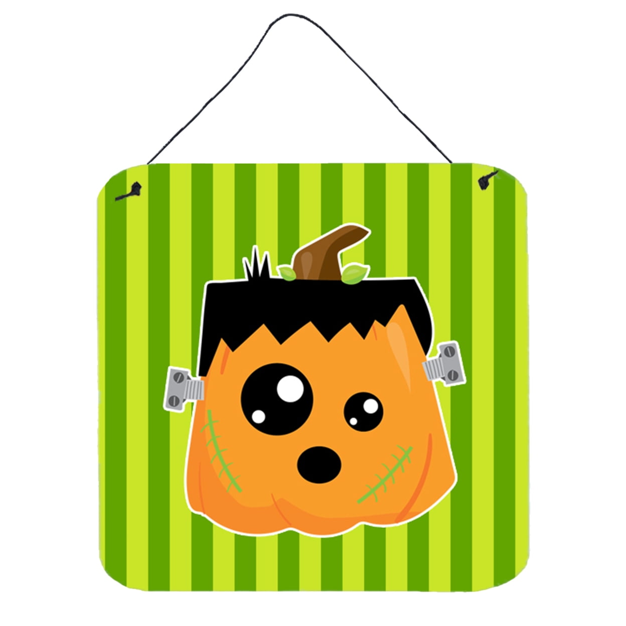 Halloween Pumpkin Frankenstein Wall or Door Hanging Prints