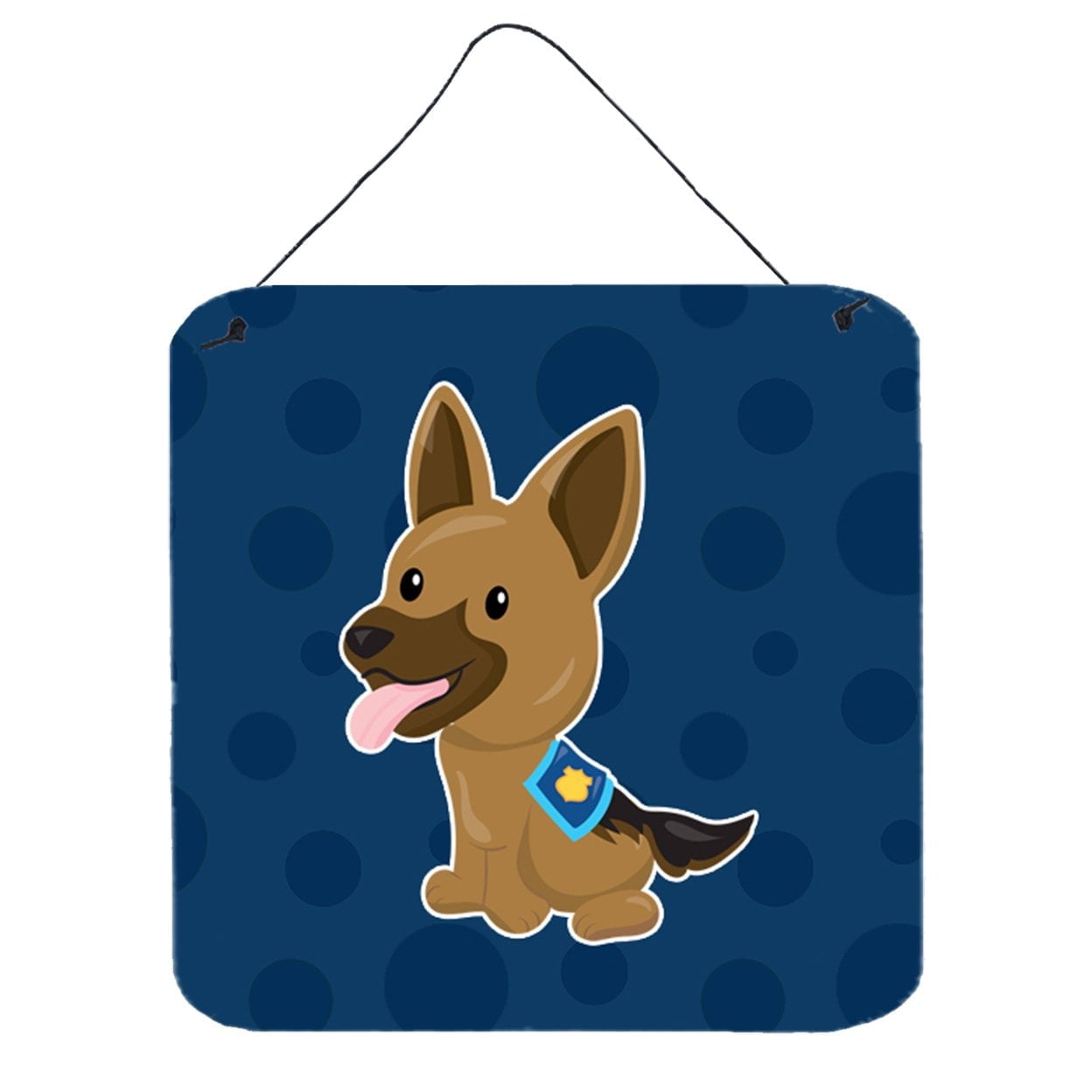 Police German Shepherd Wall or Door Hanging Prints