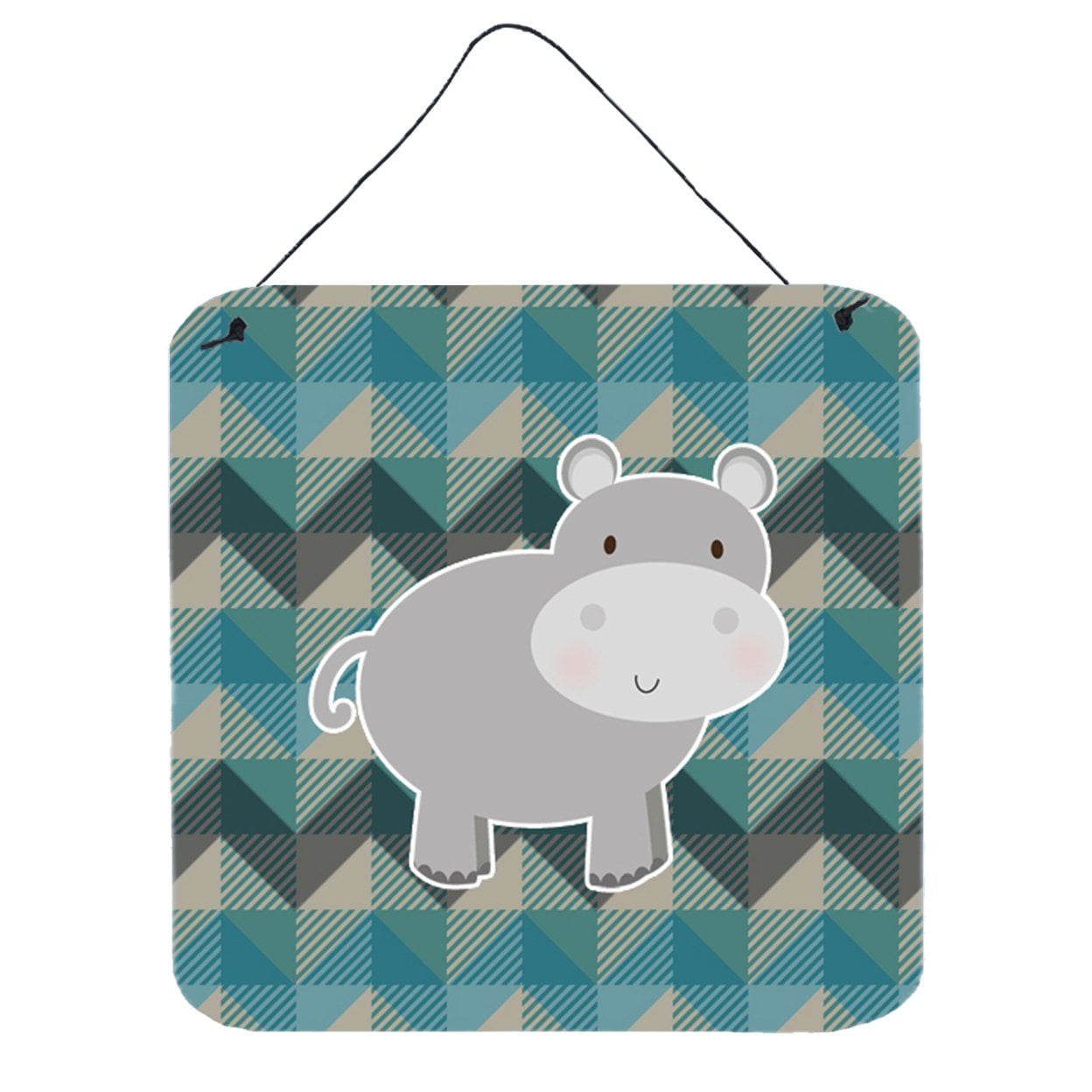 Hippopotamus Wall or Door Hanging Prints