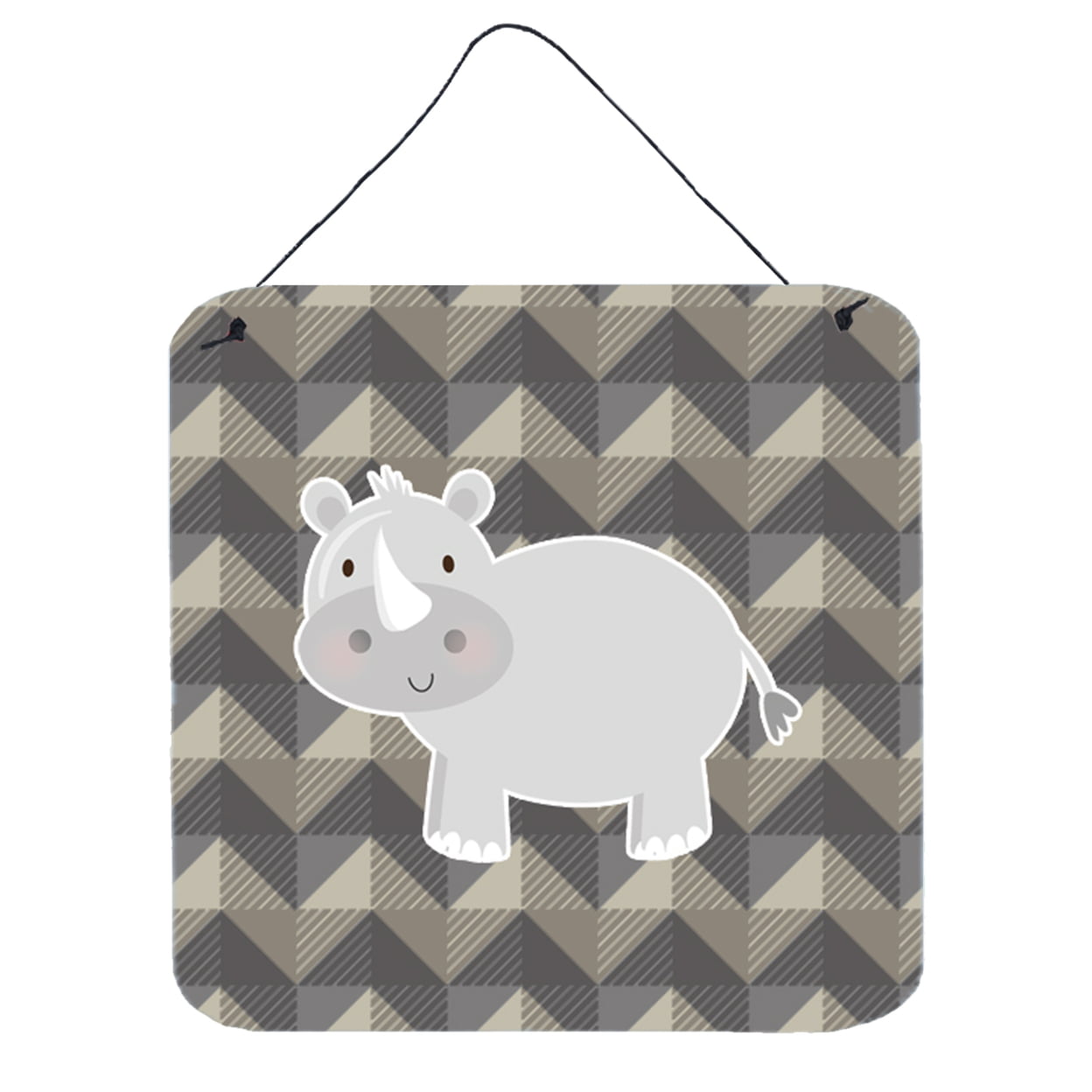 Rhinoceros Wall or Door Hanging Prints